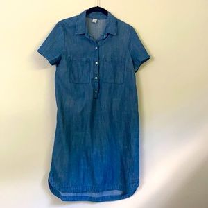 Cotton. Jean color. Dress. Old Navy.